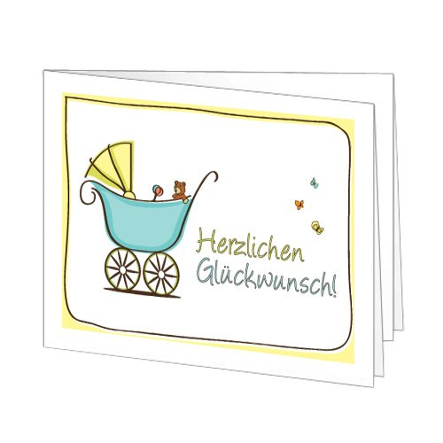 Amazon.de Gutschein zum Drucken (Glückwunsch zur Geburt)
