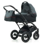 Knorr-Baby Kinderwagen Voletto Tupfen Limited, schwarz-weiß
