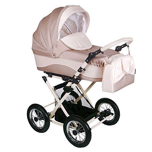 Classico Carozza Kombikinderwagen Komplettset 2 in 1: Kinderwagen + Sportwagenaufsatz