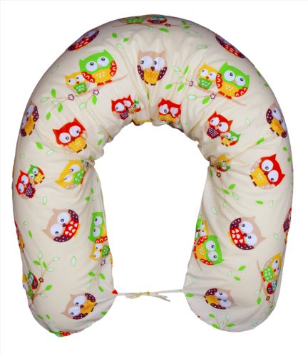 Stillkissen Baby Eule ecru