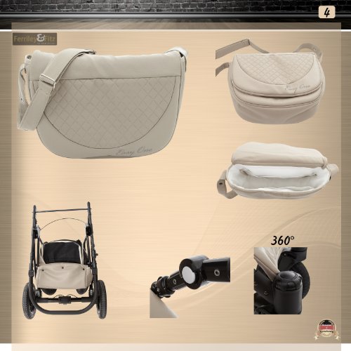 Ferriley & Fitz Easy Kinderwagen inkl Luxusextras
