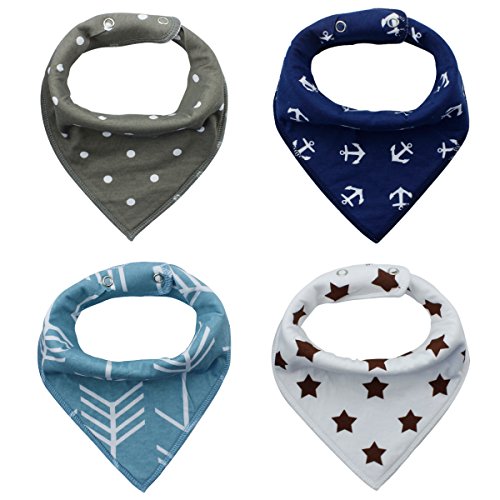 Baby Dreieckstuch 4er Pack