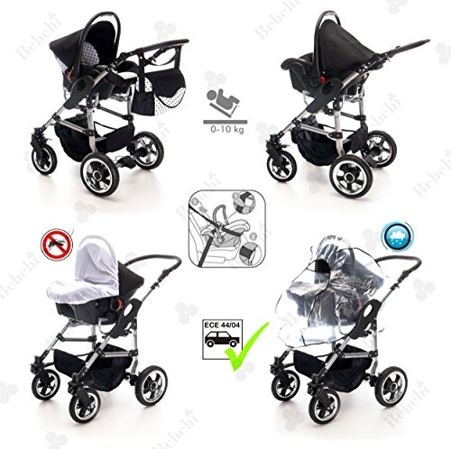 Bebebi London 3 in 1 Kinderwagen mit Autositz