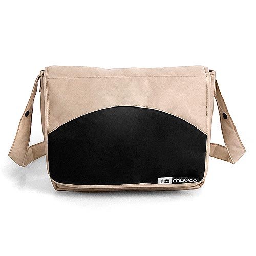 Froggy Wickeltasche MAGICA sandfarben/schwarz