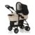 Hauck Kombikinderwagen Set mit Babywanne beige/schwarz