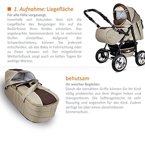 Kinderwagen Bergsteiger Rio mit Softtasche