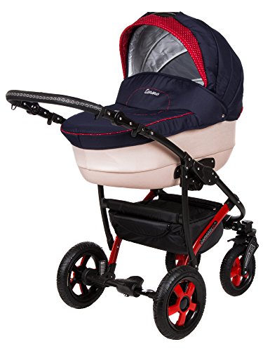 Kinderwagen Camarelo Carera blau im Set
