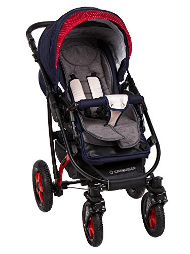 Kinderwagen Travel System Camarelo Carera Ca-13 3in1 Buggy Sportwagen Babyschale Autositz 0-10kg + Zubehör - 4