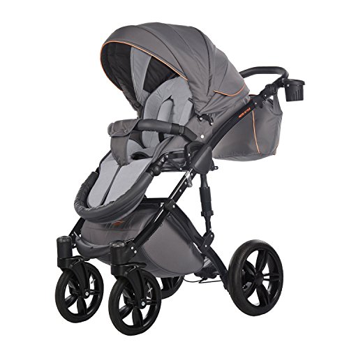 knorr Kinderwagen Alive Be Carbon mit Sportwagenausatz