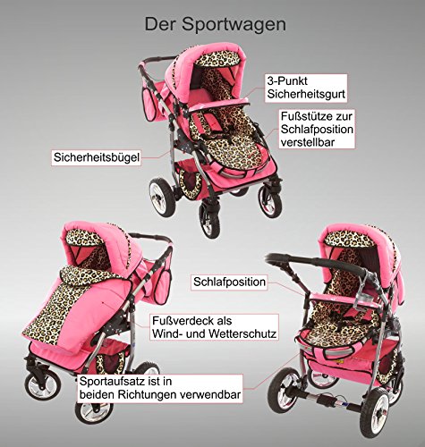 Kombi Kinderwagen Chilly Kids Dino