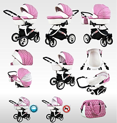 Lux4Kids Kombikinderwagen rosa