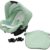 Lux4Kids Venezia Kinderwagen Set mit Babyschale mint