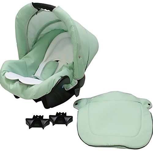 Lux4Kids Venezia Kinderwagen Set mit Babyschale mint
