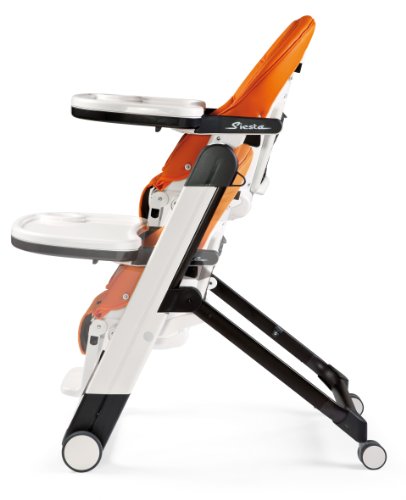 Peg Perego Hochstuhl Lederimitat beige einstellbar