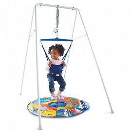 Jolly Jumper Baby Exerciser mit Gestell und Spielmatte