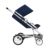Luxuskinderwagen, blau